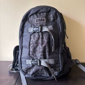 SIMS black camouflage outdoor hiking day pack backpack